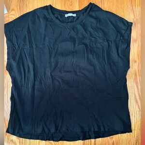 Zara Women Black Muscle tees